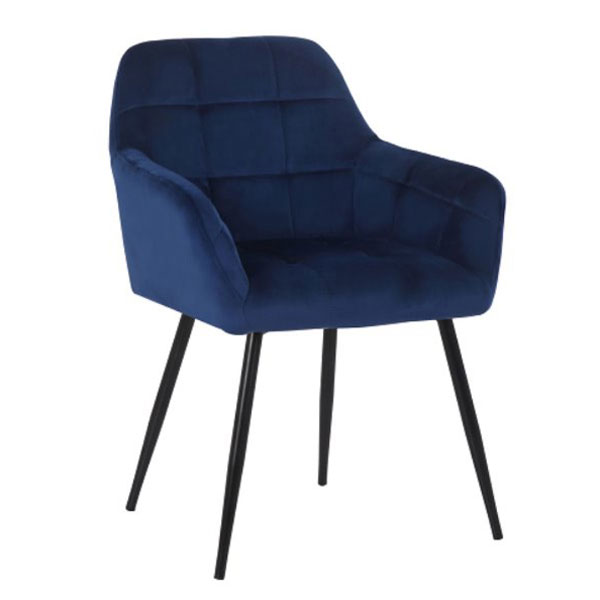 Chaise bleue EARTHA - LC