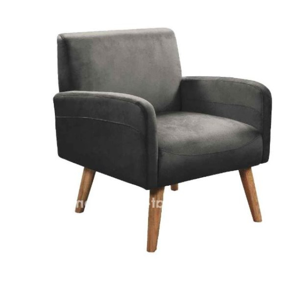 Fauteuil gris JAYA - LC