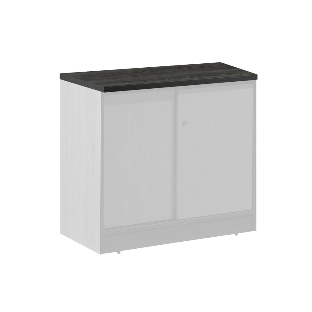 Meuble Retour Pour Bureaux Newport Gris + Solama Gris L800XW420XT25mm