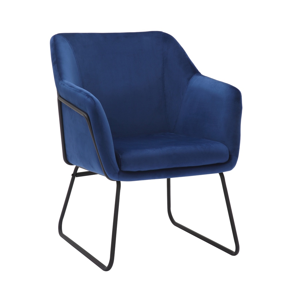 Fauteuil bleu ESHER-LC