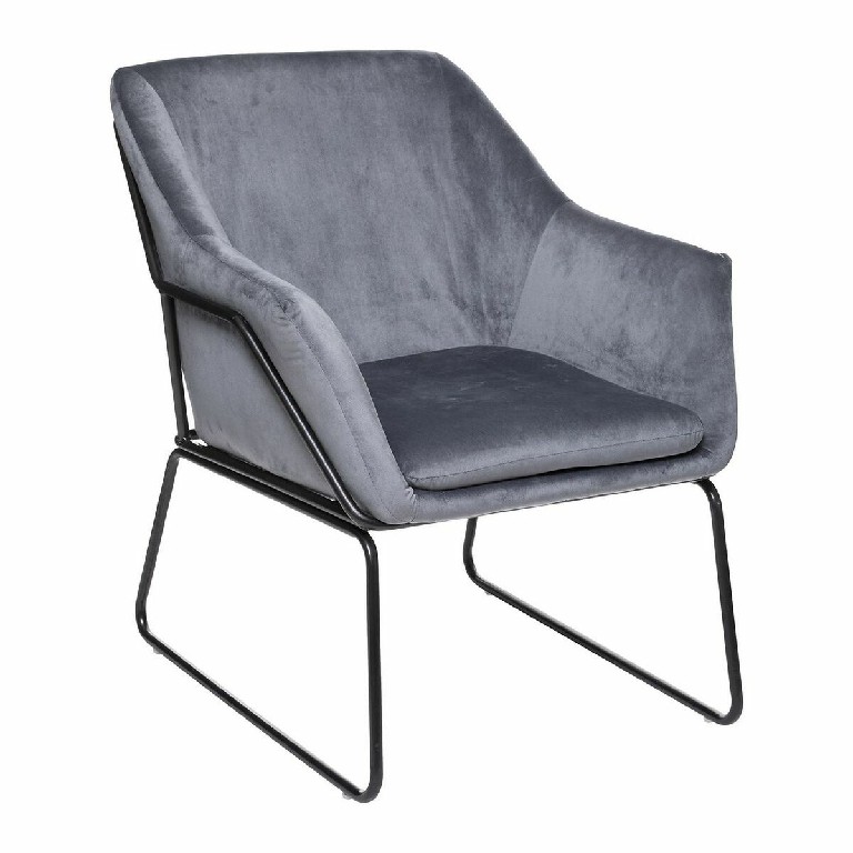 Fauteuil gris ESHER-LC