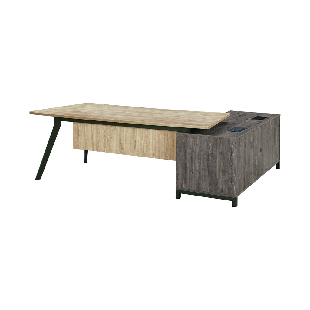 BUREAU EXECUTIVE AVEC CAISSON LATERAL (GAUCHE/DROITE)