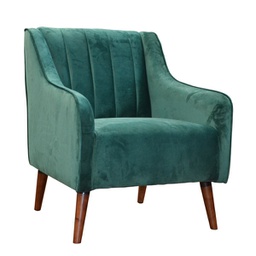 [113N103P1] Fauteuil émeraude VELVET 69x77x66cm - ADC