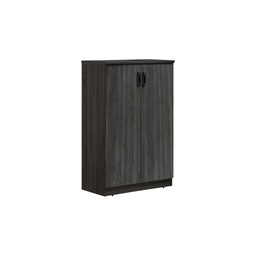 [BCUMHC1245WDNGG] Armoire Moyenne Porte En Bois Newport Gris + Solama Gris L800XW420XH1245mm