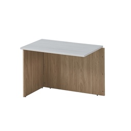 [BCUSR1060NW] TABLE D'APPOINT 1000X600X750 + NATUREL CHENE BLANC